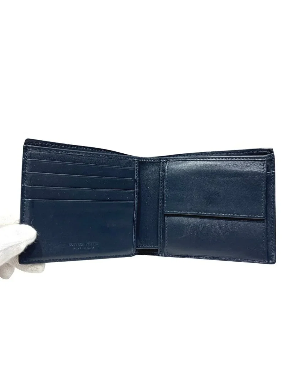 Bottega Veneta Intrecciato Bifold Wallet Leather